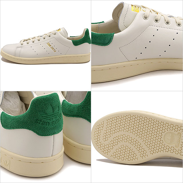 アディダス オリジナルス adidas Originals スニーカー スタンスミス ラックス NJS09 IF8844 SS24 クラウドホワイト クリームホワイト グリーン｜mischief｜03