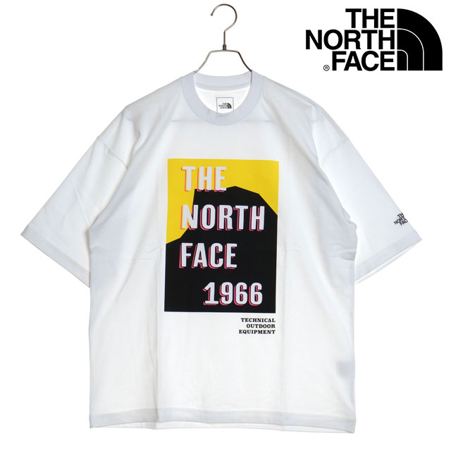 ザ・ノース・フェイス THE NORTH FACE メンズ ショートスリーブTNFフライヤーティー NT32432-W SS24 S S TNF Flyer Tee ホワイト｜mischief｜02