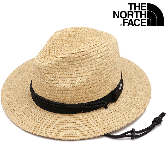 ザ・ノース・フェイス THE NORTH FACE ラフィアブレイドハット NN02439-NA SS24 Raffia Blade Hat メンズ・レディース TNF ストローハット ナチュラル｜mischief