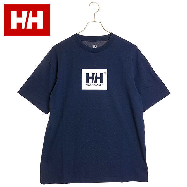 ヘリーハンセン HELLY HANSEN メンズ ショートスリーブHHロゴティー HH62406-ON SS24 半袖 Tシャツ UVカット 速乾 オーシャンネイビー 正規取扱店 | HELLY HANSEN | 01