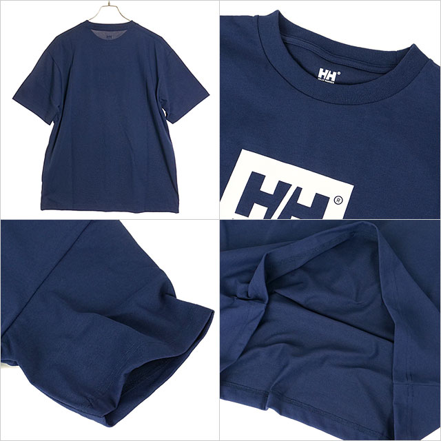 ヘリーハンセン HELLY HANSEN メンズ ショートスリーブHHロゴティー HH62406-ON SS24 半袖 Tシャツ UVカット 速乾 オーシャンネイビー 正規取扱店 | HELLY HANSEN | 02