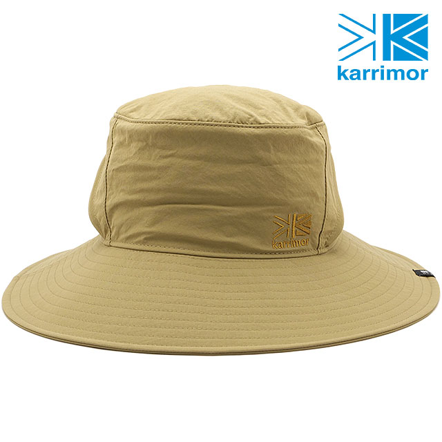 カリマー Karrimor フローハット 200142-0542 SS24 flow hat メンズ・レディース 帽子 アウトドア 撥水 UVケア 抗菌防臭 Dark-Beige｜mischief｜02