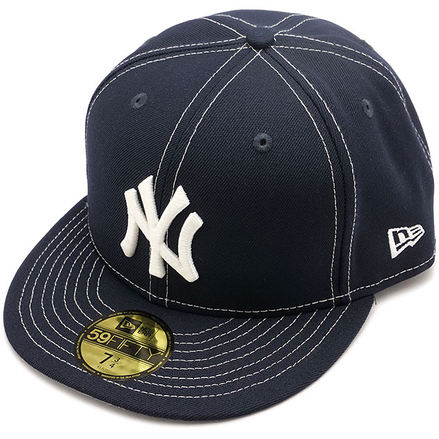 ニューエラ NEWERA キャップ ニューヨーク・ヤンキース 14109877 SS24 59FIFTY メンズ・レディース 帽子 ホワイトステッチ  ネイビー