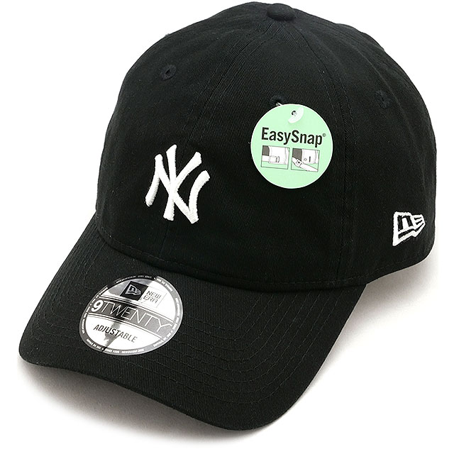 ニューエラ NEWERA キャップ ニューヨーク・ヤンキース 14109799 SS24 9TWENTY EasySnap メンズ・レディース 帽子 イージースナップ サイズ調整可能 ブラック｜mischief