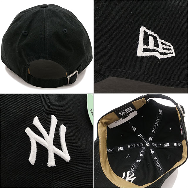 ニューエラ NEWERA キャップ ニューヨーク・ヤンキース 14109799 SS24 9TWENTY EasySnap メンズ・レディース 帽子 イージースナップ サイズ調整可能 ブラック｜mischief｜03