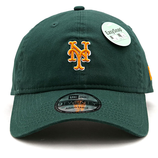 ニューエラ NEWERA キャップ ニューヨーク・メッツ 14109801 SS24 9TWENTY EasySnap 帽子 イージースナップ サイズ調整可能 ダークグリーン｜mischief｜02