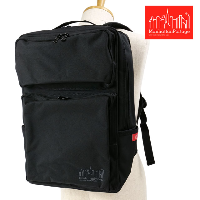 マンハッタンポーテージ Manhattan Portage リュック パシフィック クラシック デイパック MP2279HPWP SS24 Black｜mischief