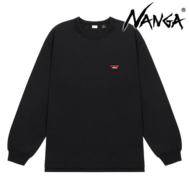 ナンガ NANGA エコハイブリッド ボックスロゴ エンブロイダリー ロングスリーブティー NW2411-1G803-A ECO HYBRID BOX LOGO EMBROIDERY L S TEE 正規取扱店 | NANGA | 01