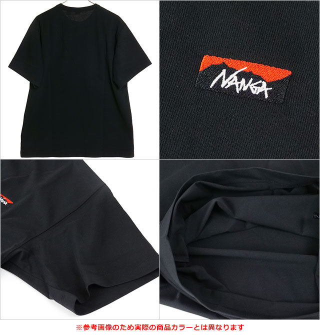 ナンガ NANGA メンズ エコハイブリッド ボックスロゴ エンブロイダリーティー NW2411-1G804-A ECO HYBRID BOX LOGO EMBROIDERY TEE A.GRY 正規取扱店 | NANGA | 02