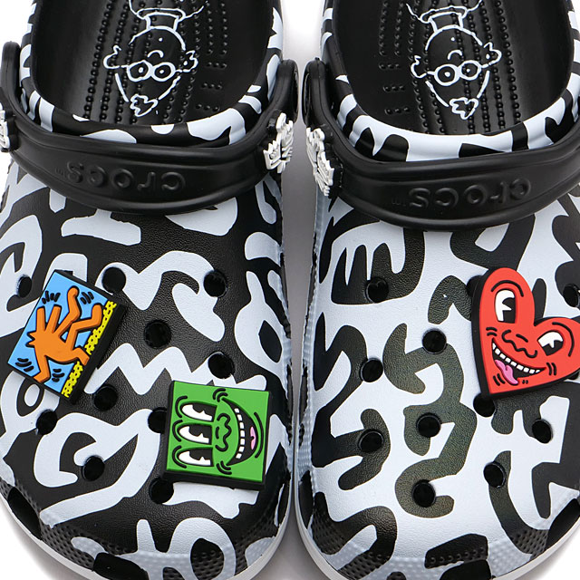 クロックス crocs へリング クラシック クロッグ 209488-001 Haring Classic Clog メンズ・レディース EVAサンダル キース・へリング コラボ Black 正規取扱店 |  | 03