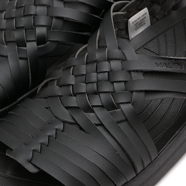 マリブサンダルズ MALIBU SANDALS サンダル キャニオン MS010001 SS24 CANYON メンズ・レディース ワラチサンダル ヴィーガンレザー BLACK BLACK 正規取扱店