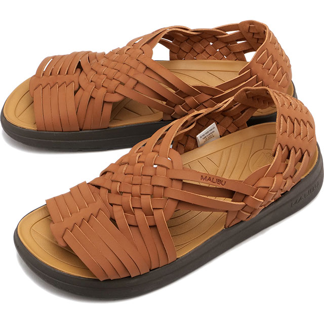}uT_Y MALIBU SANDALS Y T_ LjI MS010010 SS24 CANYON `T_ B[KU[ WHISKEY DARK-BROWN K戵X