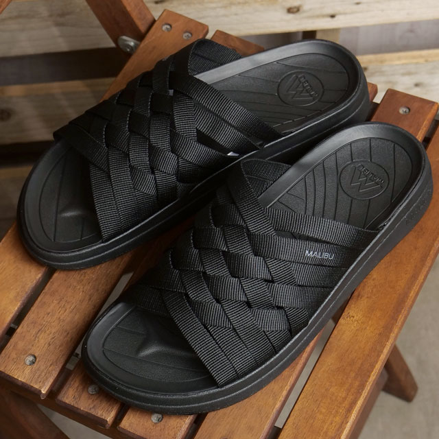 マリブサンダルズ MALIBU SANDALS サンダル ズマ MS020066 SS24 ZUMA メンズ・レディース スライドサンダル ポリエステル BLACK BLACK｜mischief｜02