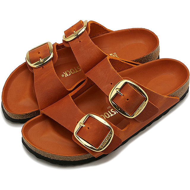 【BIRKENSTOCK】☆Arizona☆ビッグバックル付レザーサンダル ビルケンシュトック BIRKENSTOCK レディース サンダル アリゾナ