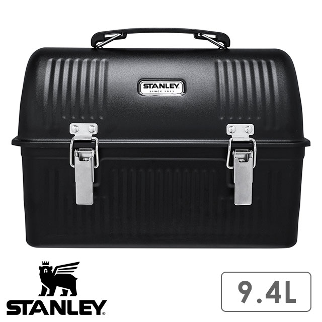 スタンレー STANLEY クラシックランチボックス 9.4L 10-01625 SS24 メンズ・レディース 収納ボックス ハードケース キャンプ アウトドア マットブラック