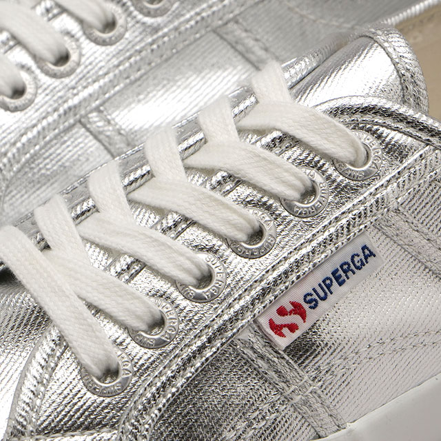 スペルガ SUPERGA レディース スニーカー 2750-COTMETU S002HG0-031 SS24 コットンメタリック ローカットシューズ GREY SILVER｜mischief｜04