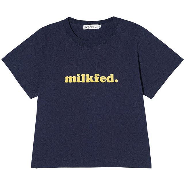 ミルクフェド MILKFED. レディース クーパーロゴ コンパクト ショートスリーブTシャツ 10...