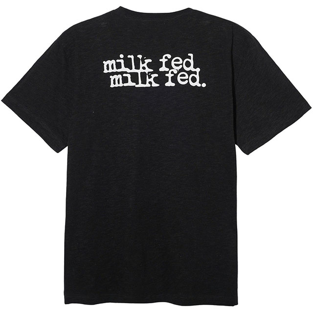 ミルクフェド MILKFED. レディース ロゴ スラブ ショートスリーブTシャツ 10324201...