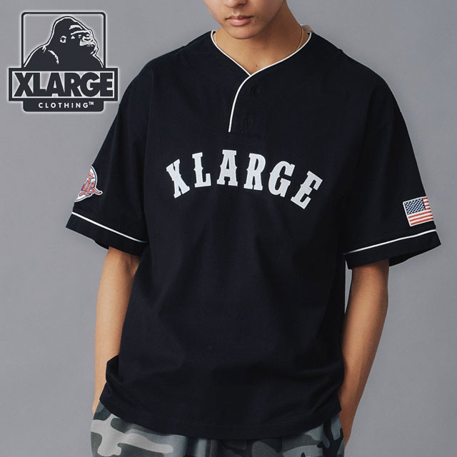 XLARGE エクストララージ メンズ ベースボール ショートスリーブ