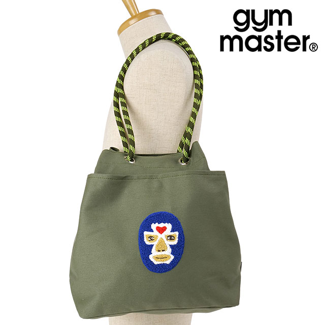 ジムマスター GYM MASTER サガラ刺繍キャンバストート G321788-46 SU24 メンズ・レディース 鞄 トートバッグ オリーブ｜mischief