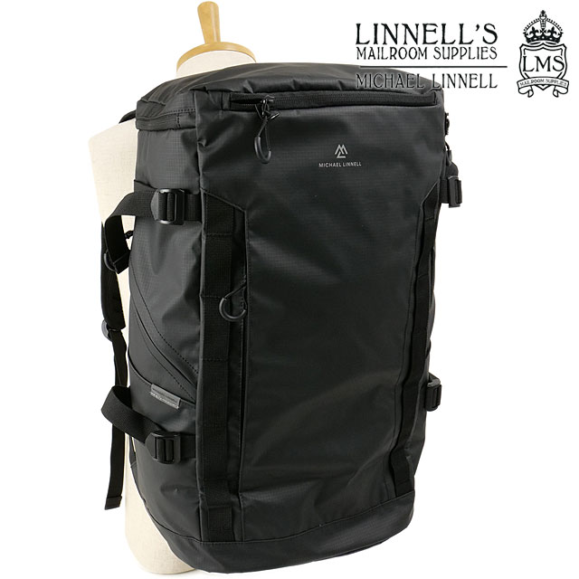 �}�C�P�������l�� MICHAEL LINNELL �r�b�O�{�b�N�X�o�b�N�p�b�N MLAC-33 SS24 41L BIG BOX BACKPACK �� �����b�N �f�C�p�b�N �ʋΒʊw Black ���K�戵�X