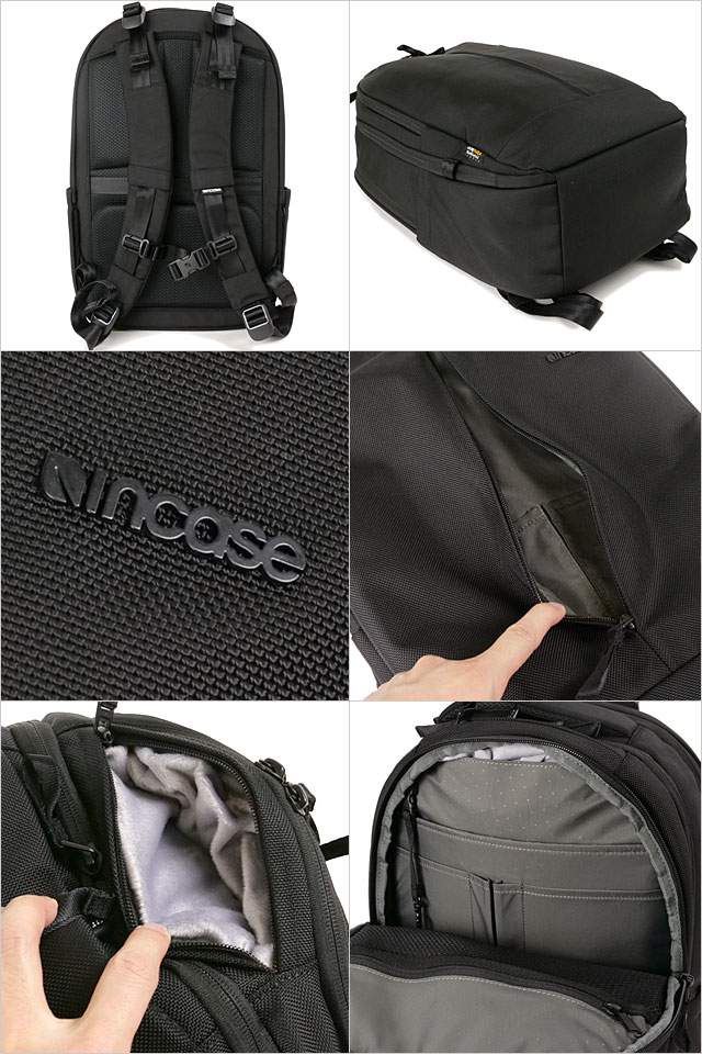 インケース Incase トラックス バックパック 137242053003 Tracks Backpack 25L 鞄 リュック デイパック ビジネス 通勤通学 Black 正規取扱店の画像