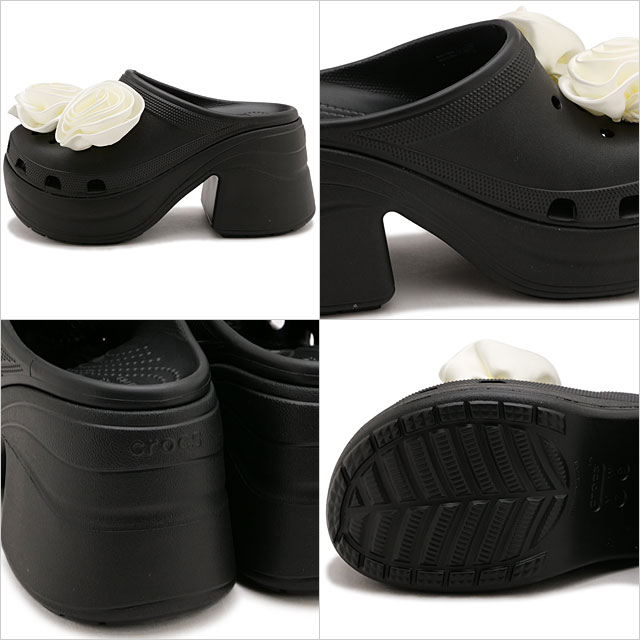 crocs（クロックス） サンダル サイレン ロゼット クロッグ 210367-001