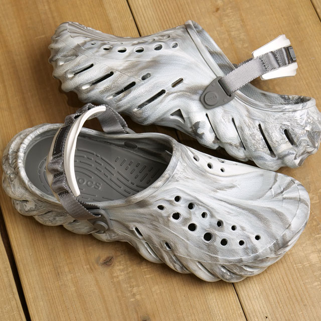 crocs クロックス サンダル エコー マーブル クロッグ 208454