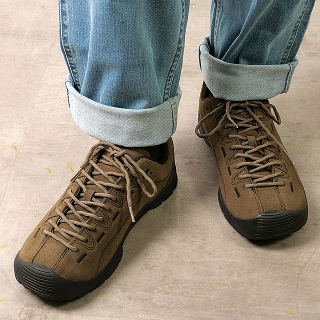 キーン KEEN スニーカー ジャスパー ウォータープルーフ 1029645 M JASPER WP メンズ 靴 防水 キャンプ アウトドア  CANTEEN BLACK 正規取扱店 【プライスダウン】 KEEN JASPER WP キーン ジャスパー ウォータープルーフ メンズ スニーカー ローカット CANTEEN/BLACK カーキグリーン 1029645