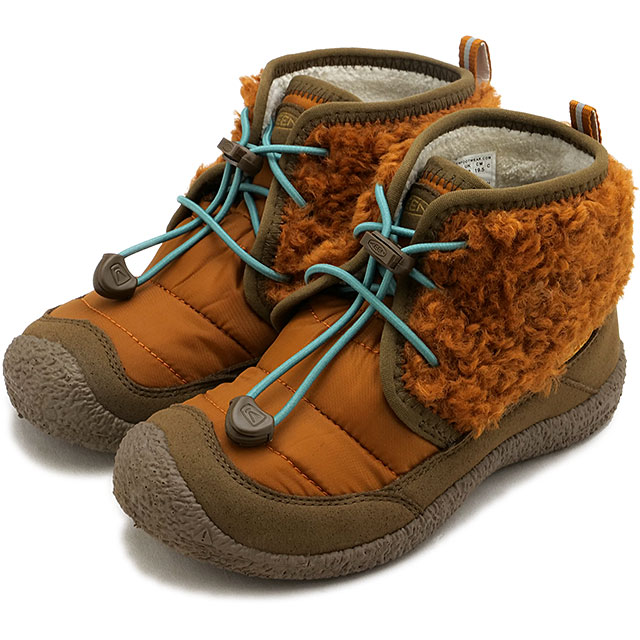  KEEN 쥤֡ ϥ ġ å ץ롼 1029430 FW24 KIDS Children HOWSER II CHUKKA WP Ҷ ROASTED-PECAN DARK-EARTH