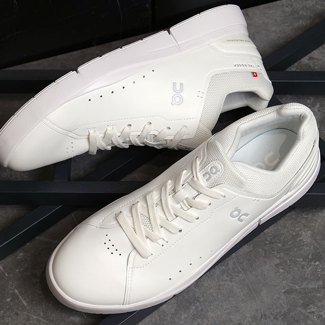 新品On ロジャープロ ホワイト/グリーン２７センチ 新品On ロジャープロ ホワイト/グリーン27センチ