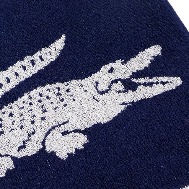 ラコステ LACOSTE ワニロゴジャカードハンカチタオル LN008J-166 FW24 メンズ・レディース ハンドタオル スポーツ アウトドア ネイビー 正規取扱店 | LACOSTE | 02