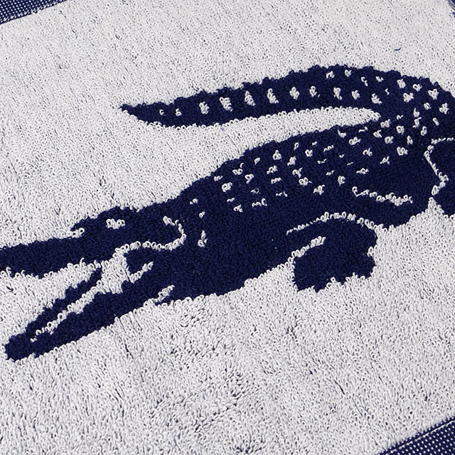 ラコステ LACOSTE ワニロゴジャカードハンカチタオル LN008J-166 FW24 メンズ・レディース ハンドタオル スポーツ アウトドア ネイビー 正規取扱店 | LACOSTE | 03