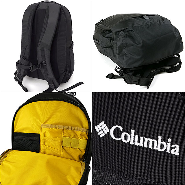 コロンビア Columbia リュック ペッパーロック23Lバックパック PU8712-010 FW24 Pepper Rock 23L Backpack 鞄 デイパック ハイキング 撥水 Black 正規取扱店 | Columbia | 02