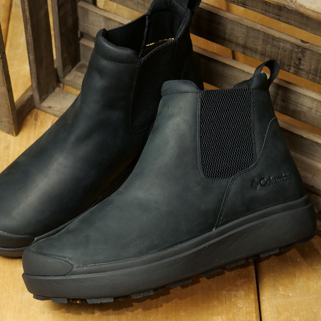 Columbia サイドゴアブーツ ブラック Columbia コロンビア サイドゴアブーツ メンズ ホーソンレイン