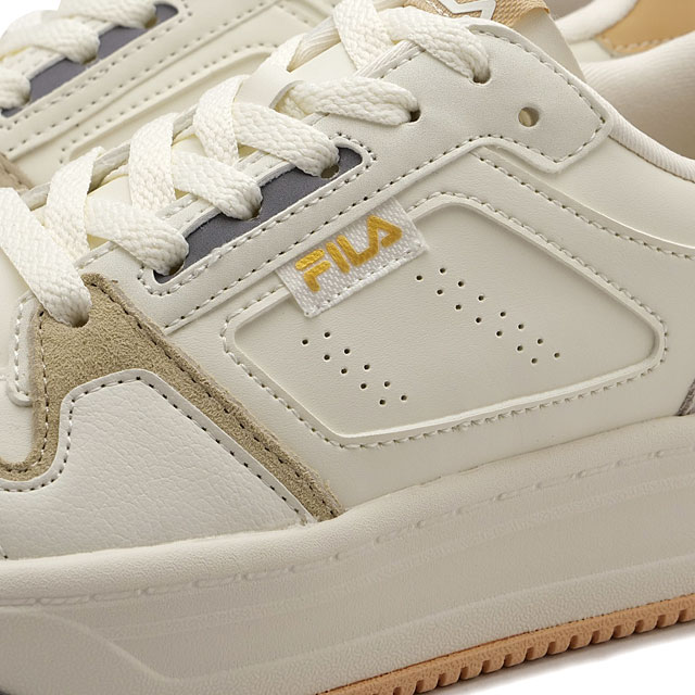 フィラ FILA スニーカー フィラ コート フェザリー UFW24011-114 FILA COURT FEATHERY レディース 靴 厚底シューズ 軽量 SNOW-WHITE APPLEBLOSSOM 正規取扱店 | FILA | 03