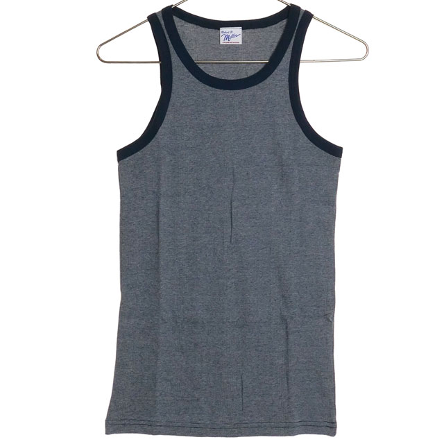 ロバートピーミラー Robert P. Miller パネルリブド タンクトップ 110C Panel ribbed tank top メンズ インナー ノースリーブ リブ編み ストライプ 正規取扱店 | Robert P. Miller | 06