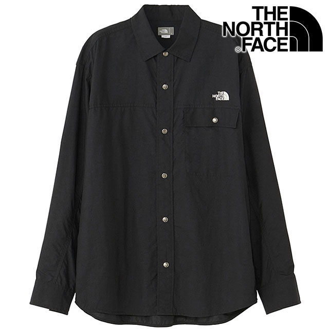 ザ・ノース・フェイス THE NORTH FACE ロングスリーブヌプシシャツ NR11961-K FW24 L S Nuptse Shirt メンズ TNF アウトドア トップス 長袖 撥水 ブラック