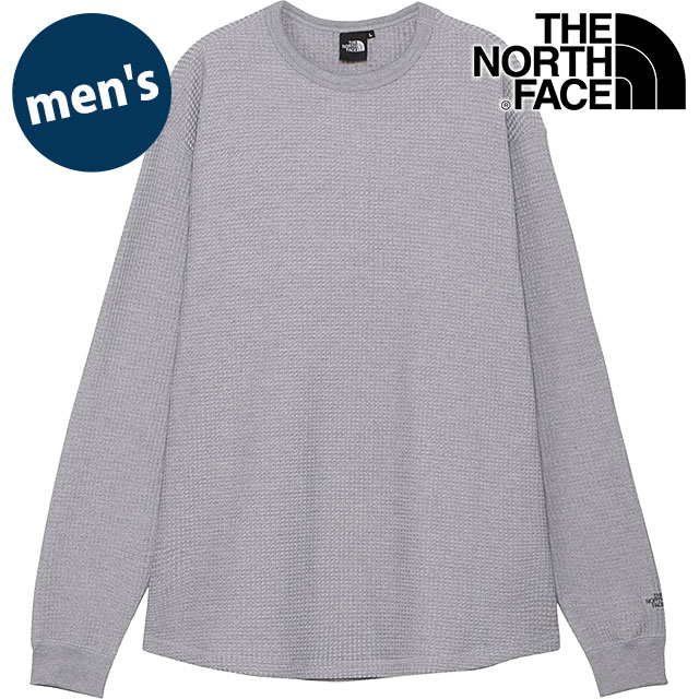 ザ・ノース・フェイス THE NORTH FACE ロングスリーブウォームワッフルクルー NT62436-Z FW24 L S Warm Waffle Crew メンズ TNF ミックスグレー 正規取扱店 | THE NORTH FACE