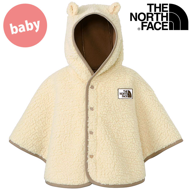 ザ・ノース・フェイス THE NORTH FACE ベビーカドルフリースポンチョ NAB72402-GL B Cuddle Fleece Poncho 赤ちゃん ボアフリースケープ グラベル 正規取扱店