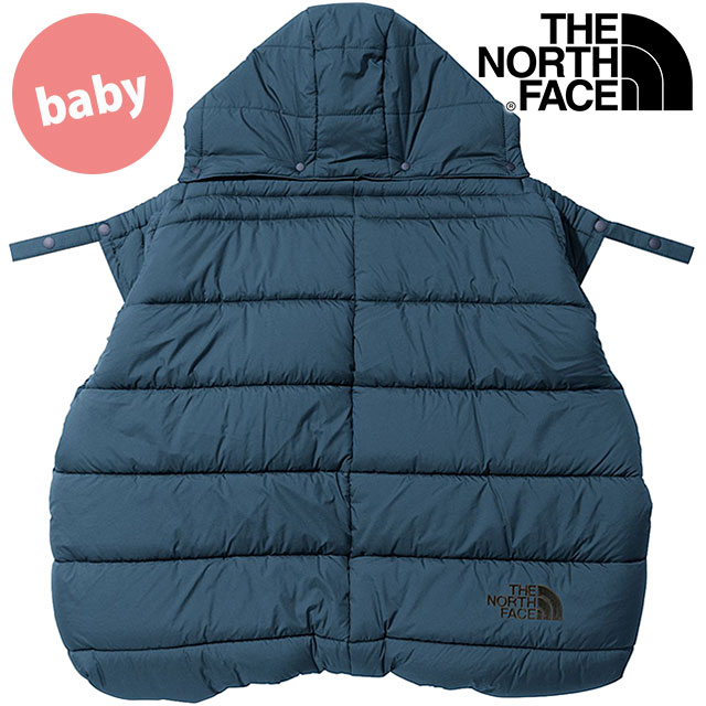 ザ・ノース・フェイス THE NORTH FACE ベビーシェルブランケット NNB72301-PO FW24 Baby Shell Blanket  抱っこ紐 ベビーカー装着可 ミッドナイトペトロール