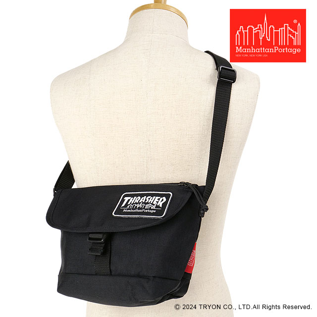 マンハッタンポーテージ Manhattan Portage ナイロンメッセンジャーバッグ フラップシッパーポケット スラッシャー MP1603FZPEPTHRASHER FW24 正規取扱店