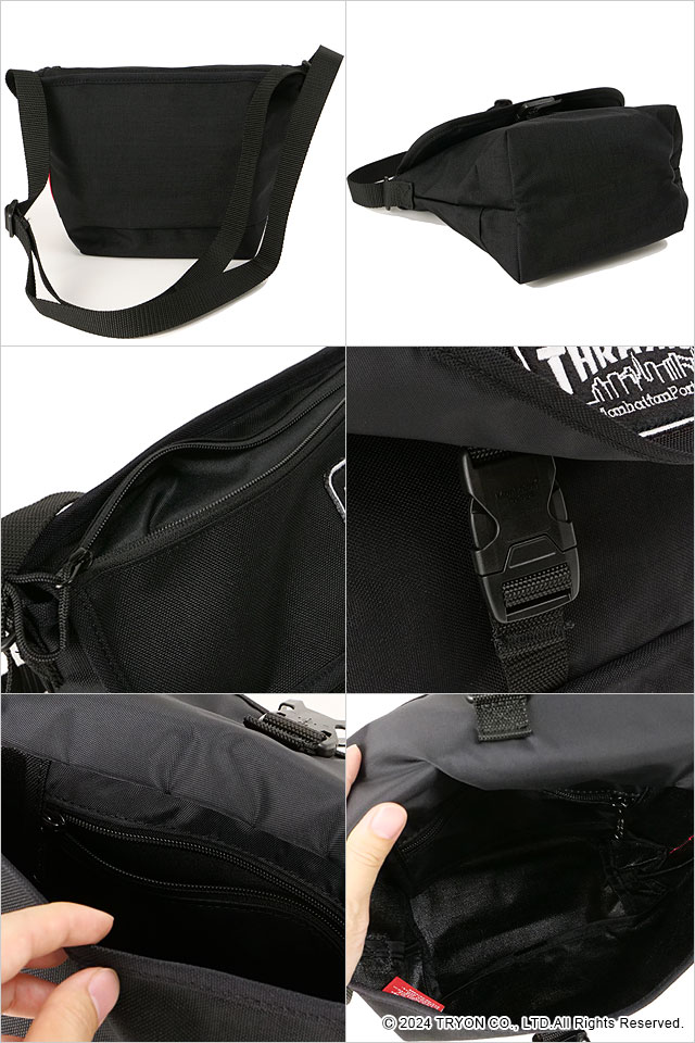 マンハッタンポーテージ Manhattan Portage ナイロンメッセンジャーバッグ フラップシッパーポケット スラッシャー MP1603FZPEPTHRASHER FW24 正規取扱店_2