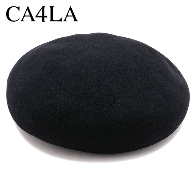 カシラ CA4LA ベレー帽 TOZ00049 FW24 DANNY メンズ・レディース 帽子 ハンチング フリーサイズ BLACK 正規取扱店 | CA4LA | 01