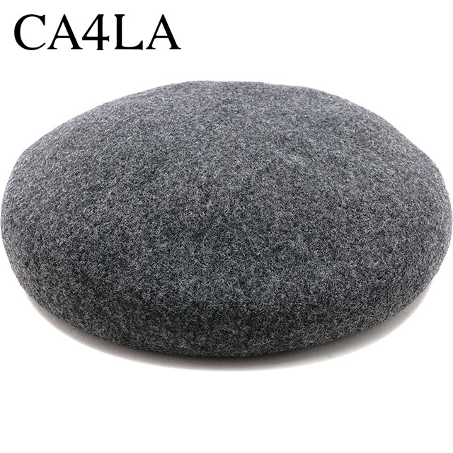 カシラ CA4LA ベレー帽 TOZ00049 FW24 DANNY メンズ・レディース 帽子 ハンチング フリーサイズ CHARCOAL-GRAY 正規取扱店 | CA4LA