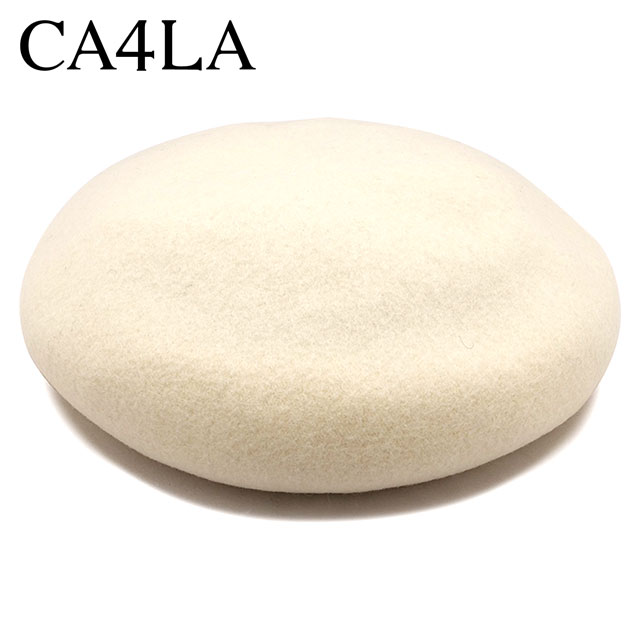 カシラ CA4LA ベレー帽 TOZ00049 FW24 DANNY メンズ・レディース 帽子 ハンチング フリーサイズ WHITE 正規取扱店 | CA4LA | 01