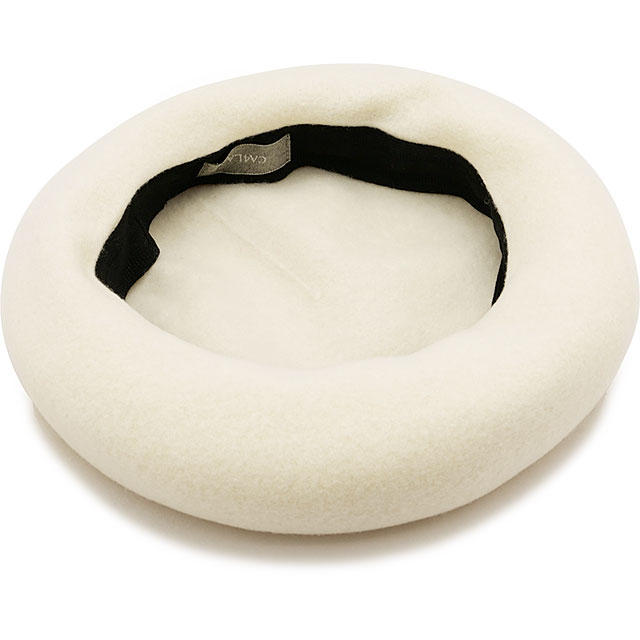 カシラ CA4LA ベレー帽 TOZ00049 FW24 DANNY メンズ・レディース 帽子 ハンチング フリーサイズ WHITE 正規取扱店 | CA4LA | 02