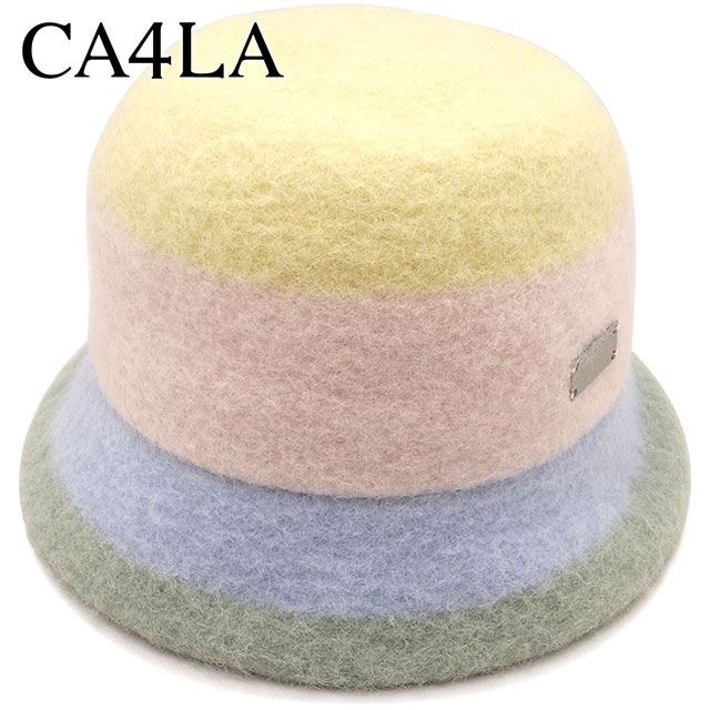 カシラ CA4LA バスクハット TKU00345 FW24 KIRIE メンズ・レディース 帽子 フリーサイズ YELLOW 正規取扱店 | CA4LA