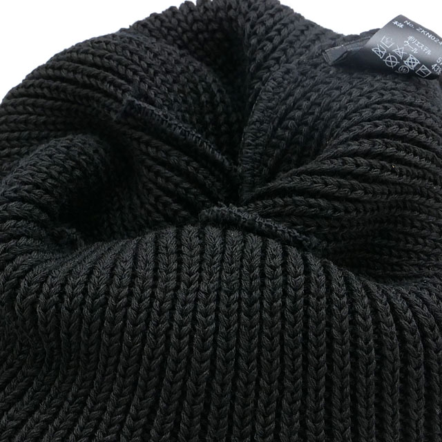 カシラ CA4LA ニットキャップ ZKN02473 FW24 WTURN WASH 8 メンズ・レディース 帽子 フリーサイズ ニット帽 ビーニー BLACK 正規取扱店 | CA4LA | 03