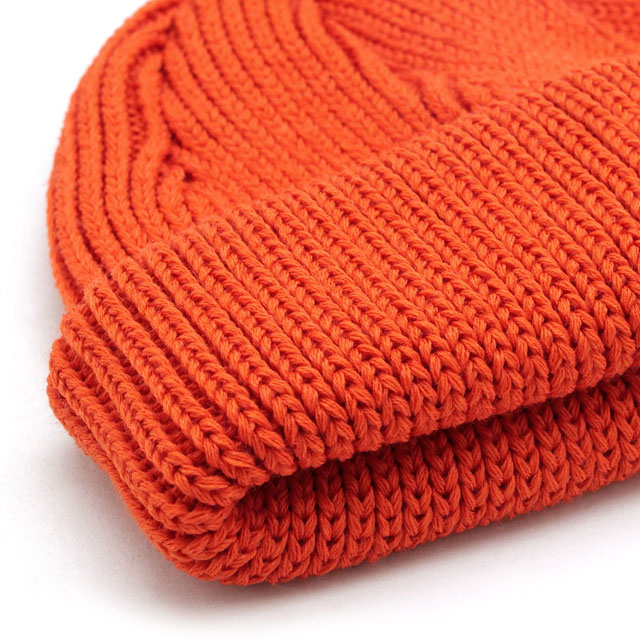 カシラ CA4LA ニットキャップ ZKN02473 FW24 WTURN WASH 8 メンズ・レディース 帽子 フリーサイズ ニット帽 ビーニー ORANGE 正規取扱店 | CA4LA | 02